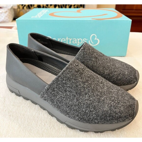 NEW in Box Women's Baretraps Gennie Casual Slip-On Sneaker Dark Grey Size 7.5 - Picture 1 of 10